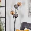 Koyoto Kogellampje, Staande lamp Amber, Duidelijk, Rookkleurig, 5-lichts