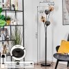 Koyoto Kogellampje, Staande lamp Amber, Duidelijk, Rookkleurig, 5-lichts