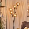 Koyoto Kogellampje, Staande lamp Amber, 5-lichts