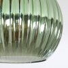 Koyoto Plafondlamp, Kogellampje 40 cm Bruin, houtlook, Zwart, 3-lichts