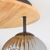 Ripoll Plafondlamp, Kogellampje Natuurlijke kleuren, Zwart, 3-lichts