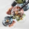 Gastor Plafondlamp, Kogellampje Blauw, Groen, Duidelijk, Koperkleurig, 10-lichts Gastor Plafondlamp, Kogellampje Blauw, Groen, Duidelijk, Koperkleurig, 10-lichts
