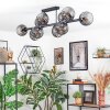 Koyoto Plafondlamp, Kogellampje Rookkleurig, 10-lichts