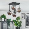 Gastor Plafondlamp, Kogellampje Rookkleurig, 5-lichts