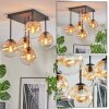Gastor Plafondlamp, Kogellampje Amber, Duidelijk, 5-lichts