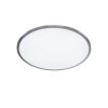 WOFI LINOX Plafondlamp LED Zilver, 1-licht, Afstandsbediening, Kleurwisselaar