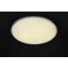 WOFI LINOX Plafondlamp LED Zilver, 1-licht, Afstandsbediening, Kleurwisselaar