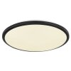 Globo Xander Plafondlamp LED Zwart, 1-licht
