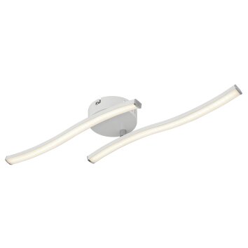 Globo Eloise Plafondlamp LED Chroom, Wit, 1-licht