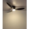 Globo Armando Plafondventilator met verlichting LED Zwart, 1-licht, Afstandsbediening