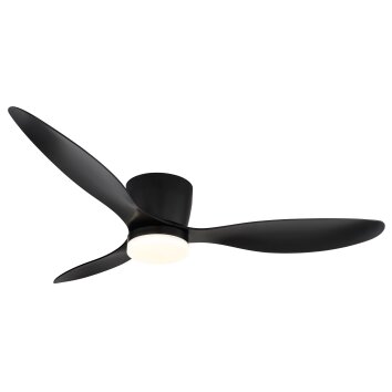 Globo Armando Plafondventilator met verlichting LED Zwart, 1-licht, Afstandsbediening