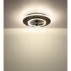 Globo Trevino Plafondventilator met verlichting LED Natuurlijke kleuren, Zwart, 1-licht, Afstandsbediening