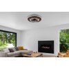 Globo Trevino Plafondventilator met verlichting LED Natuurlijke kleuren, Zwart, 1-licht, Afstandsbediening