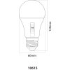 Globo E27 9 Watt 830 Lumen