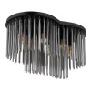 Globo Gorley Plafondlamp Zwart, 6-lichts