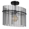 Globo Gorley Plafondlamp Zwart, 1-licht