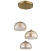 Globo Avila Hanglamp LED Goud, 1-licht, Afstandsbediening