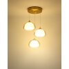 Globo Avila Hanglamp LED Goud, 1-licht, Afstandsbediening