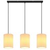 Globo Page Hanglamp Zwart, 3-lichts