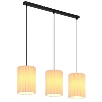 Globo Page Hanglamp Zwart, 3-lichts
