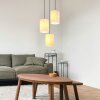 Globo Page Hanglamp Zwart, 3-lichts