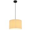 Globo Page Hanglamp Zwart, 1-licht