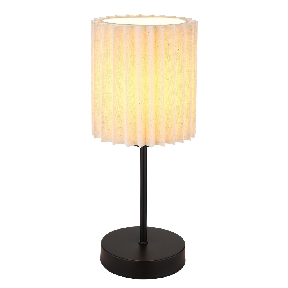 Globo Page Tafellamp Zwart, 1-licht main product photo