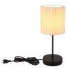 Globo Page Tafellamp Zwart, 1-licht