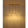 Globo Alfred Hanglamp Zandkleurig, 4-lichts