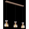 Globo Massey Hanglamp Bruin, 3-lichts
