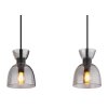 Globo Massey Hanglamp Zwart, 3-lichts