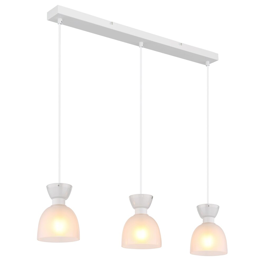 Globo Massey Hanglamp Wit, 3-lichts main product photo