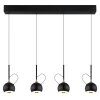 Globo Donovan Hanglamp LED Chroom, Zwart, 1-licht