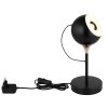 Globo Donovan Tafellamp LED Chroom, Zwart, 1-licht