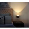 Globo Donovan Tafellamp LED Chroom, Zwart, 1-licht