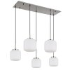Globo Kladora Hanglamp Nikkel mat, 5-lichts