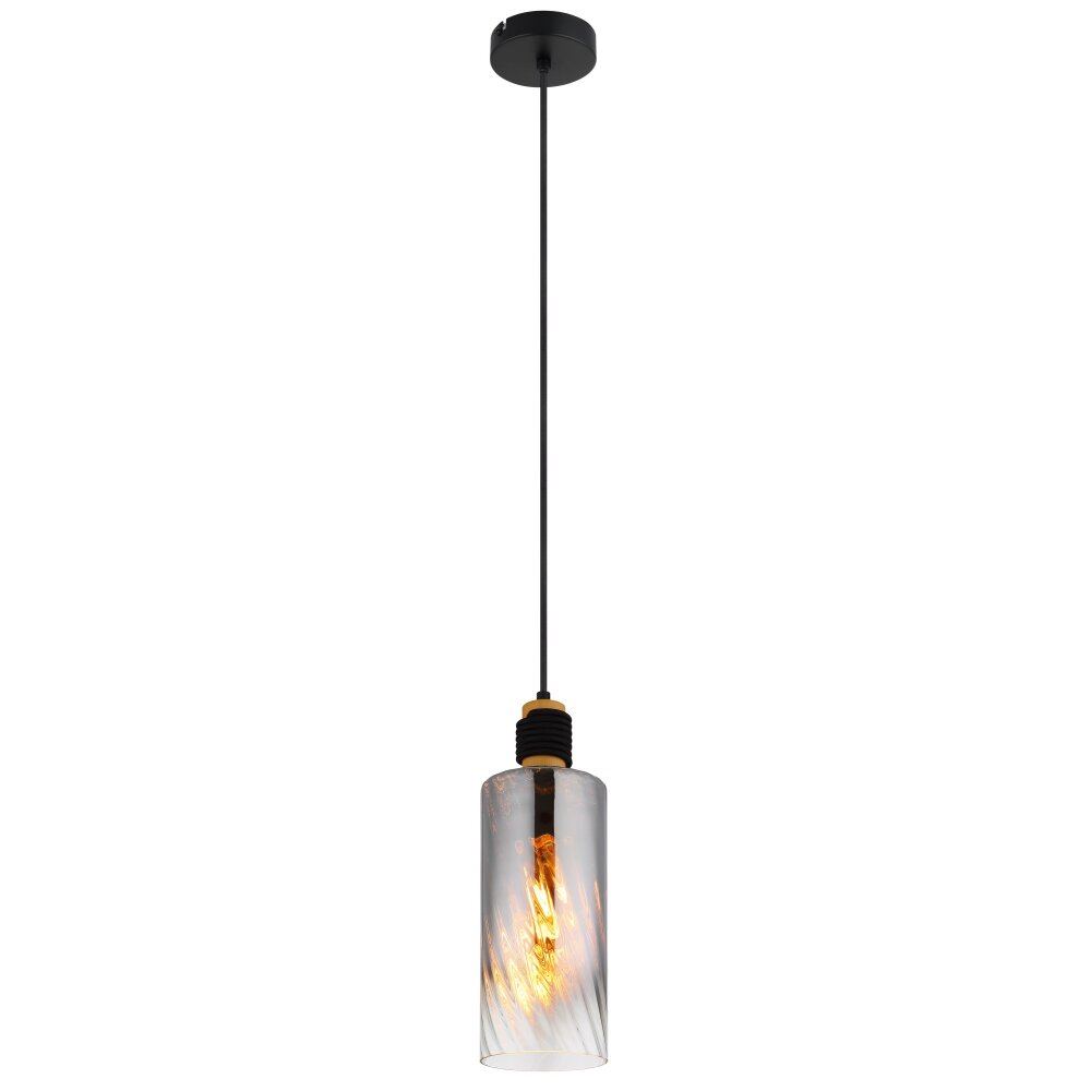 Globo Osborne Hanglamp Bruin, Zwart, 1-licht main product photo