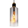 Globo Osborne Hanglamp Bruin, Zwart, 1-licht