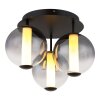 Globo Lacy Plafondlamp LED Zwart, 1-licht