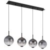 Globo Lacy Hanglamp LED Zwart, 1-licht