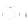 Globo Lacy Plafondlamp LED Zwart, 1-licht
