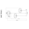 Globo Greys Hanglamp Zwart, 3-lichts