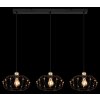 Globo Greys Hanglamp Zwart, 3-lichts