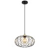 Globo Greys Hanglamp Zwart, 1-licht