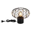 Globo Greys Tafellamp Zwart, 1-licht