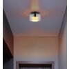 Globo Higgins Plafondlamp Zwart, 1-licht
