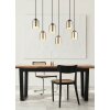 Globo Felicia Hanglamp Zwart, 6-lichts