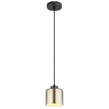 Globo Felicia Hanglamp Zwart, 1-licht