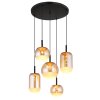 Globo Severin Hanglamp LED Zwart, 1-licht