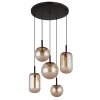 Globo Severin Hanglamp LED Zwart, 1-licht